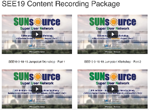 SEE19 Content Recording Package